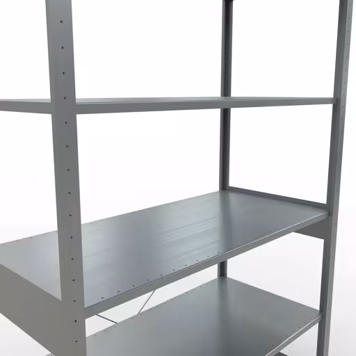 Produktbild Nr.7 des Artikels Stecksystem Grundregal 2500x1300x600 mm, Typ 150 kg, verzinkt aus der Produktreihe Stecksystem von der Marke Schulte Lagertechnik