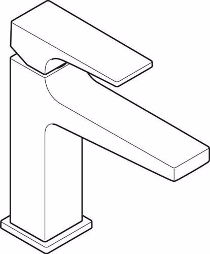 Hansgrohe Einhebel-Waschtischmischer METROPOL 110 mit Push-Open Ablaufgarnitur G 1 1/4 Zoll chrom
