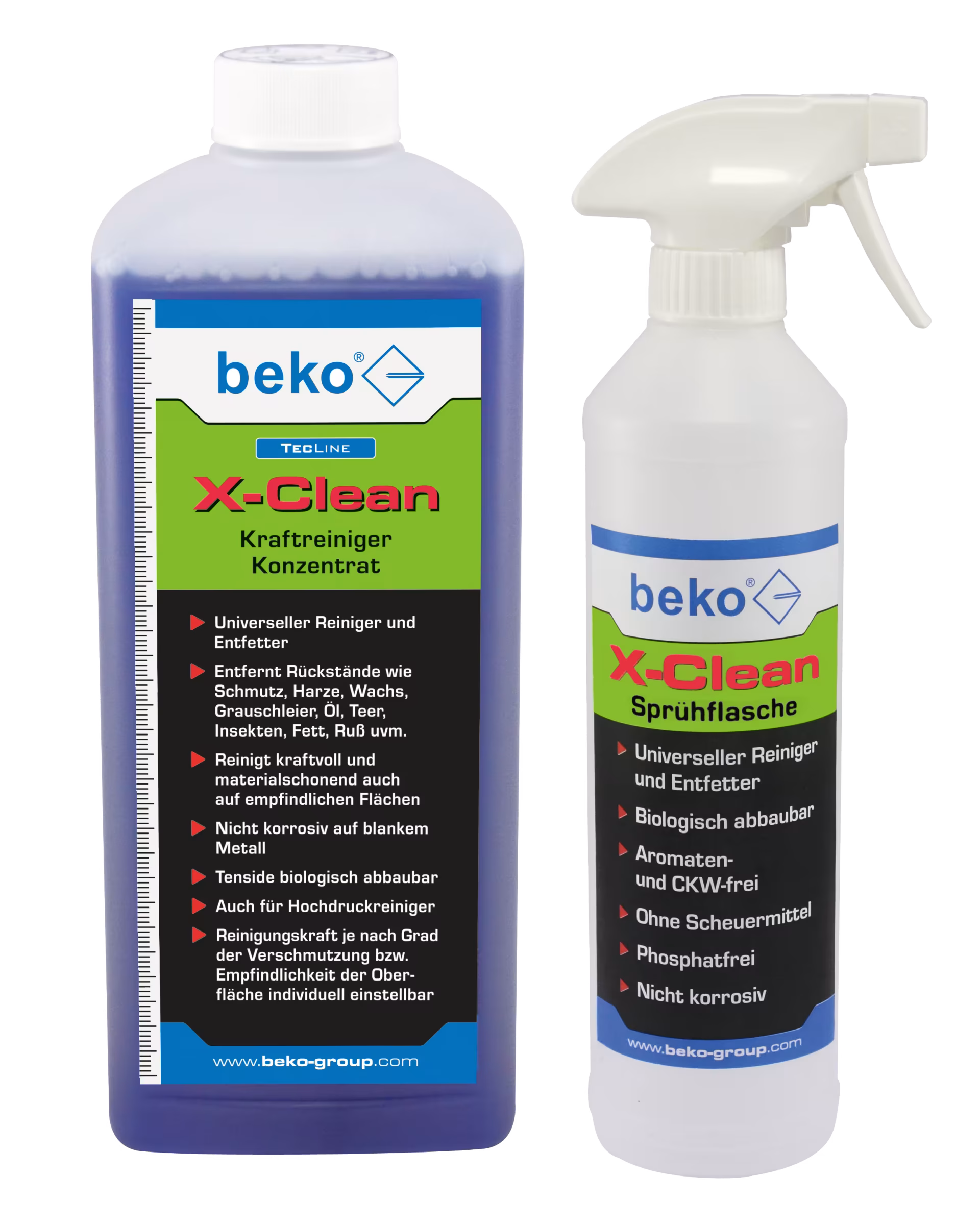1 x X-Clean Kraftreiniger, 1 x Sprühflasche 500 ml leer aus der Kategorie Zubehör Dichtstoffe mit der Artikelnr. 999 95 009