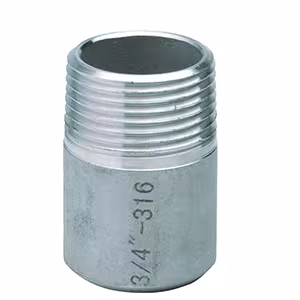 Edelstahl Anschweissnippel Nr. 600 (AISI 316) aus der Kategorie Edelstahl Gewindefittings