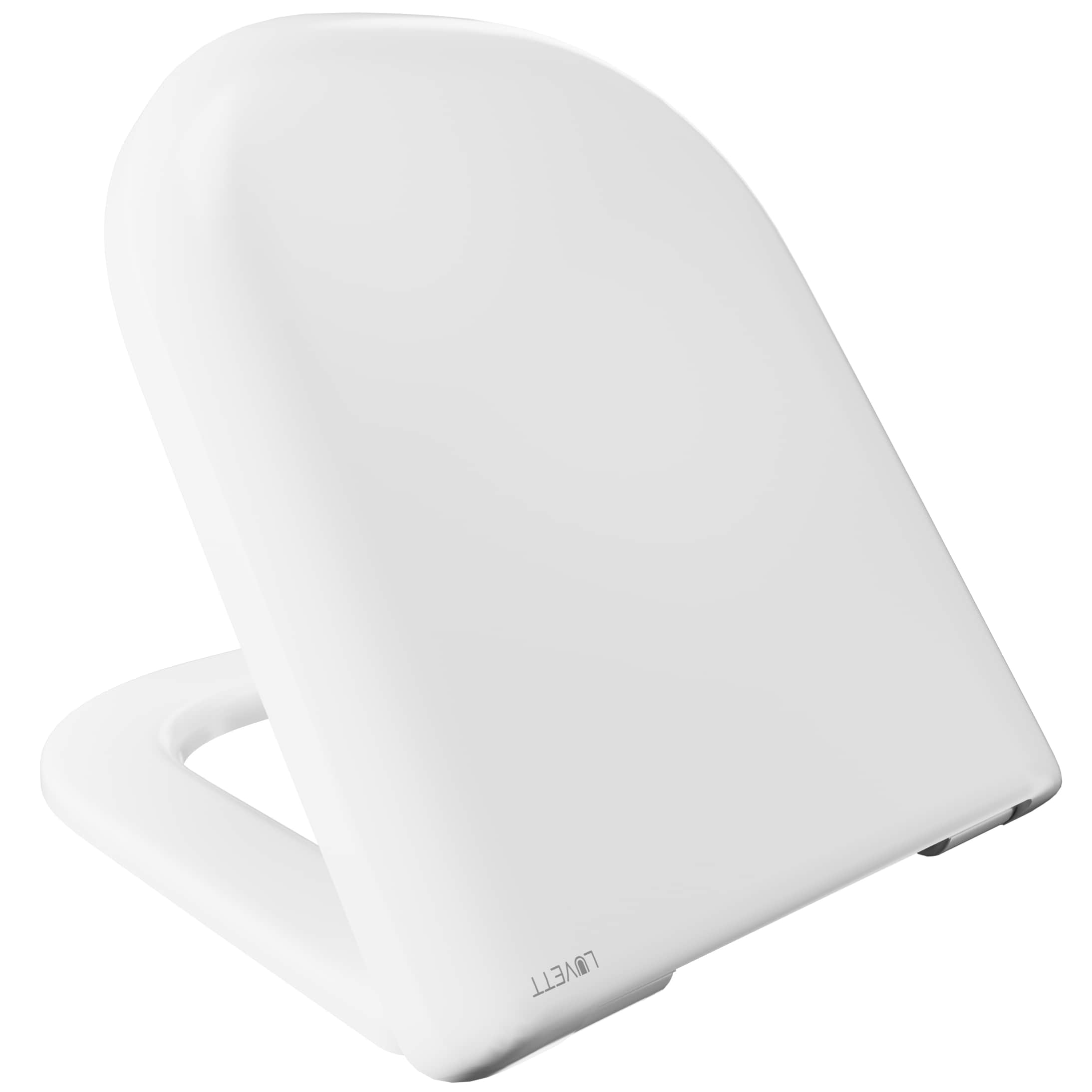 WC-Sitz D900 D-Form Weiß mit Absenkautomatik von der Marke LUVETT WC-Sitz D900 D-Form Weiß mit Absenkautomatik aus der Kategorie WC/Toiletten mit der Artikelnummer 547344