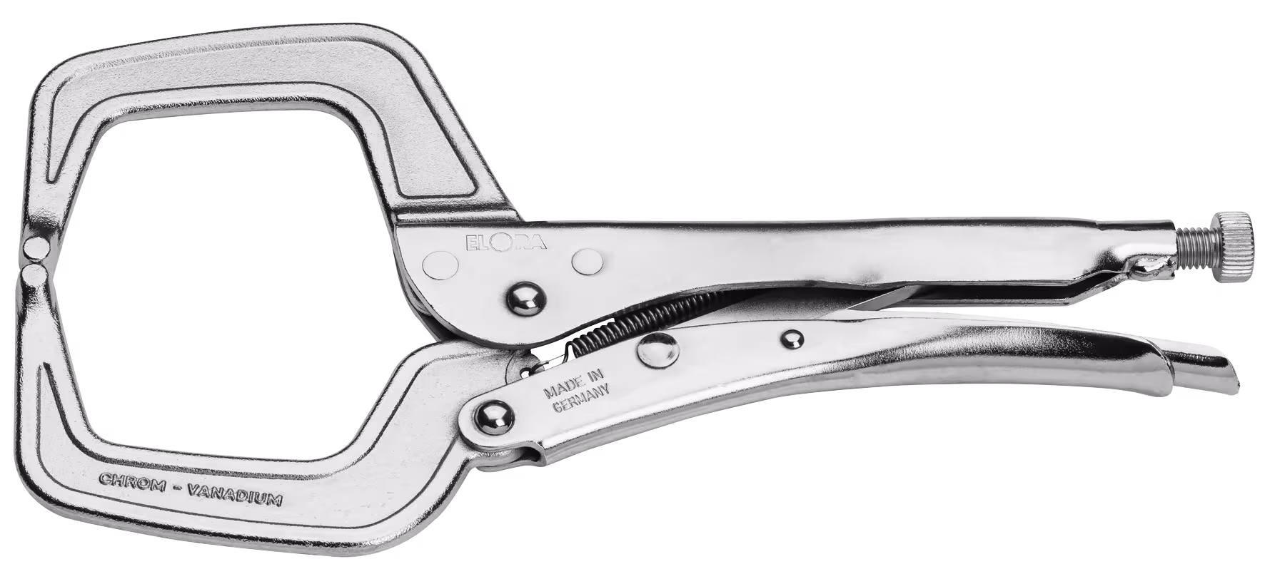 Klammergripzange, C-Form, Spannweite 0-90 mm 507-280S von ELORA Klammergripzange, C-Form, Spannweite 0-90 mm, ELORA-507-280/S aus der Kategorie Gripzangen mit der Artikelnr. 0507102813000