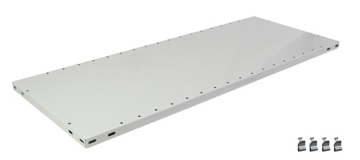 Zusatz-Fachboden MULTIplus85 1000 x 500, RAL 7035, inkl. 4 Fachbodenträgern aus der Kategorie Zubehör mit der Artikelnummer 31350-B