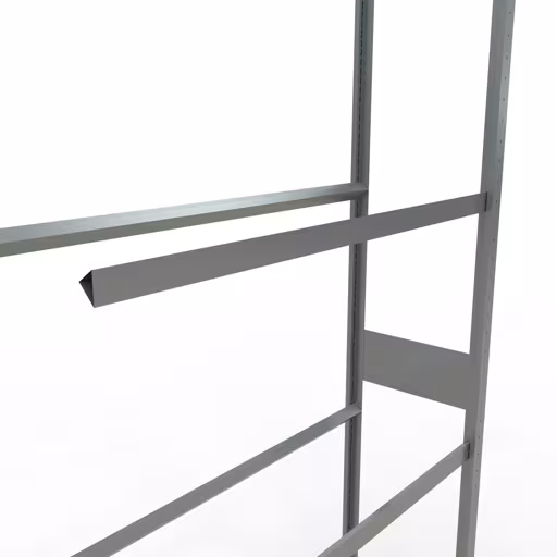 Anbauregal, Räder-/Reifenregal, 2750 x 1200 x 400 mm (HxBxT), verzinkt, 4 Lagerebenen á 150 kg Fachlast pro Ebene von der Marke Schulte Lagertechnik aus der Produktreihe Fachbodenregale