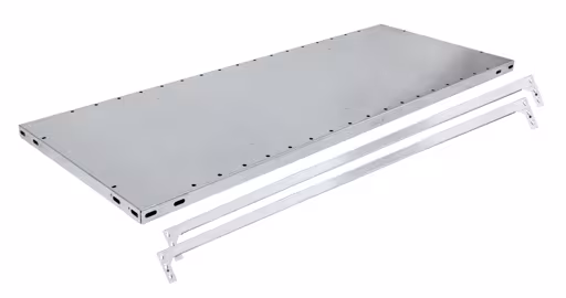 Zusatz-Fachboden A, 1000 x 400, verzinkt, inkl. Längenriegel aus der Kategorie Eckregale mit der Artikelnummer 17240-ECK