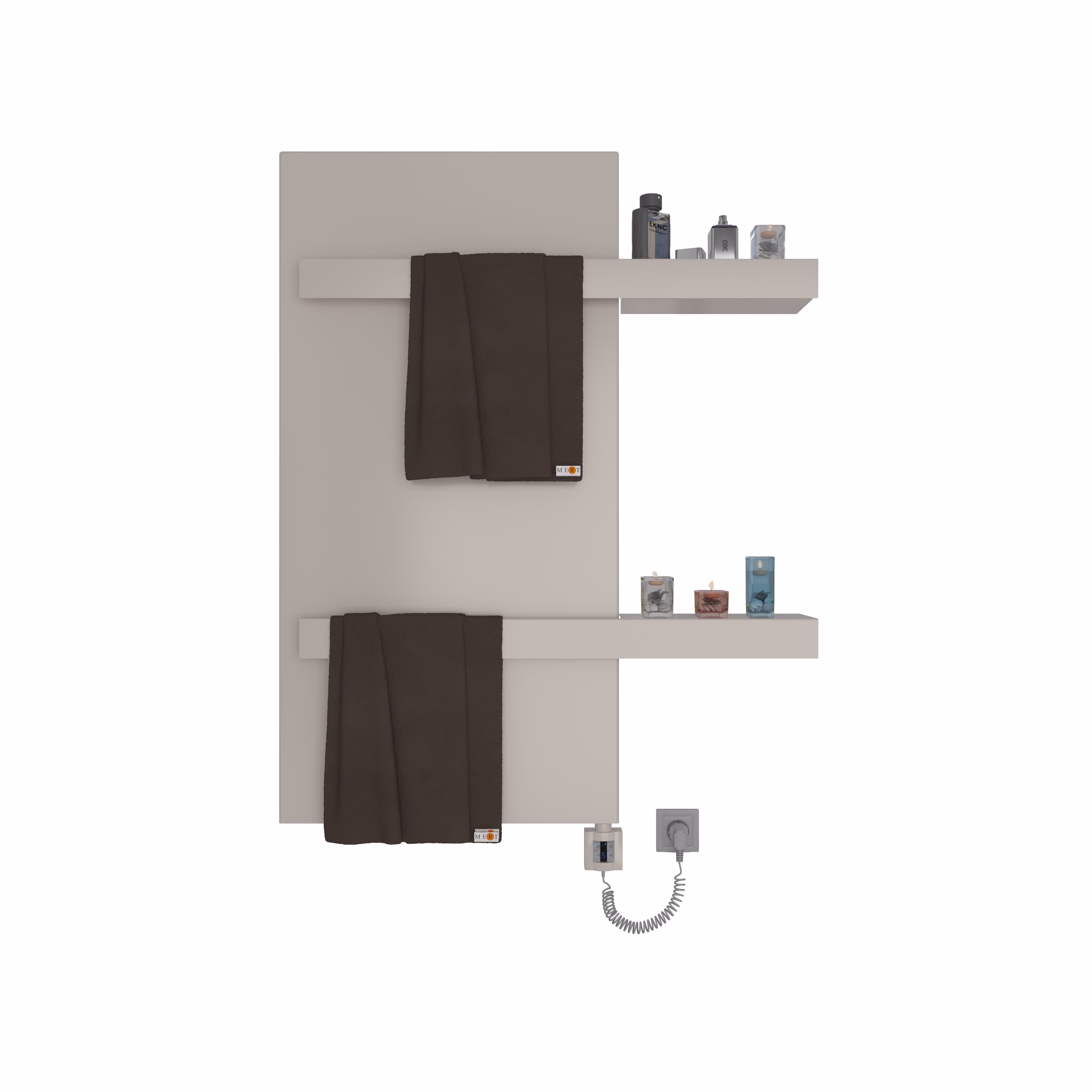 MERT Design Cover - Abdeckung für alte Badheizkörper im Maß 500x1200 mm, weiß