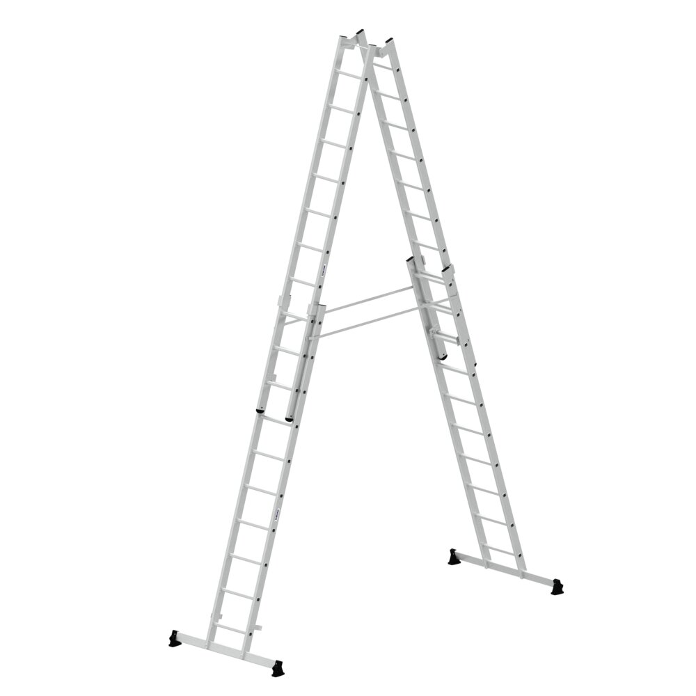 Munk Sprossen-Stehleiter 4-teilig mit nivello®-Traverse aus der Kategorie Stehleitern mit der Artikelnr. 033040