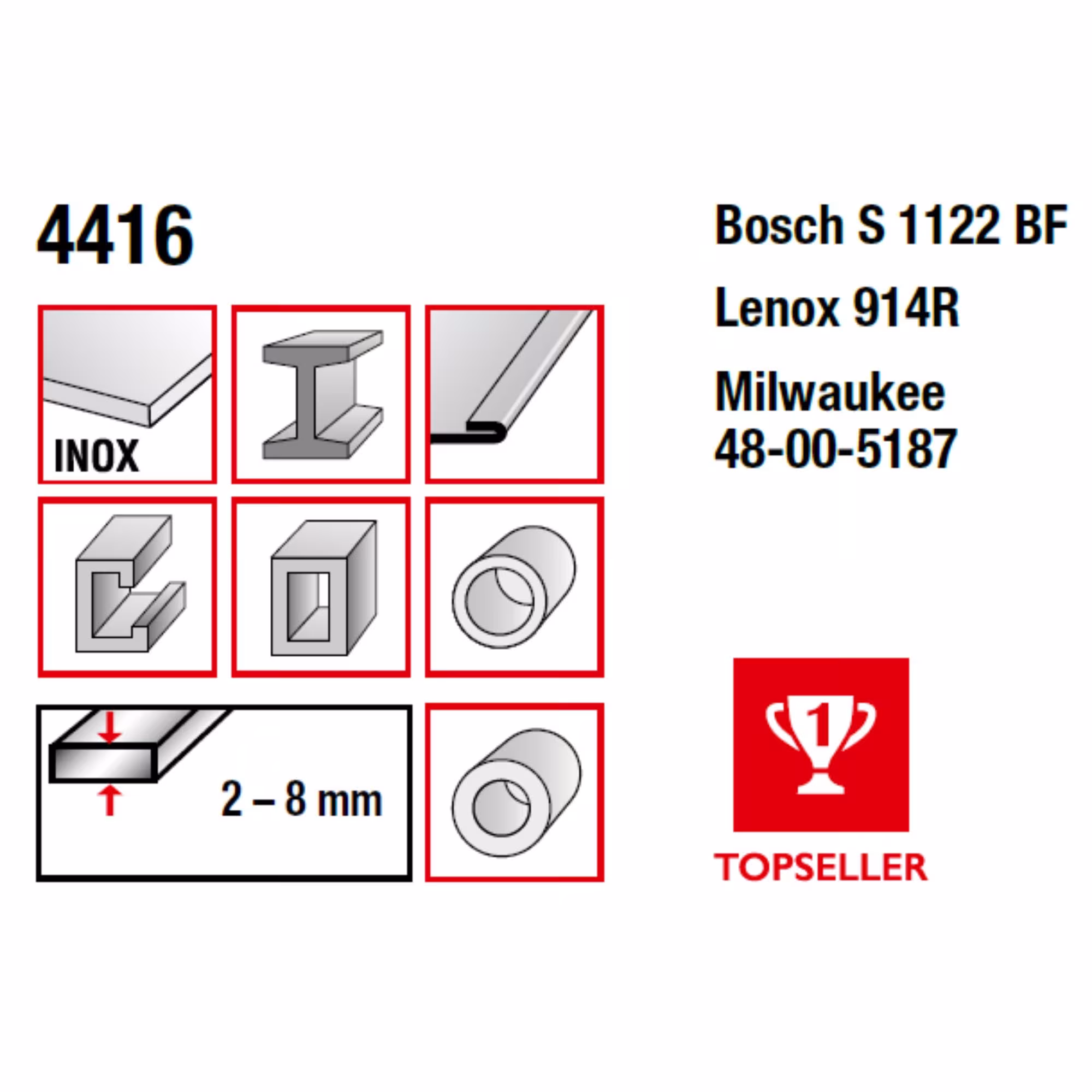 Bi-Metall-Säbelsägeblatt gefräst und geschränkt Gesamtlänge 230/verzahnte Länge 210mm, Zahnteilung 1,8mm aus der Kategorie Säbelsägeblatt mit der GTIN 4028655044169 Bi-Metall-Säbelsägeblatt gefräst und geschränkt zur Bearbeitung von Holz- und Metallwerkstoffen von der Marke MPS aus der Kategorie Säbelsägeblatt