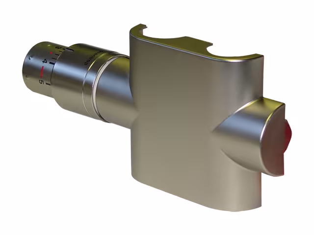 Armatur für Designheizkörper 50 mm Einrohr Durchgang RAL 9016, von der Marke PURMO PURMO Armatur für Designheizkörper 50 mm aus der Kategorie Thermostatventil mit der Artikelnr. AZ13SP004802843