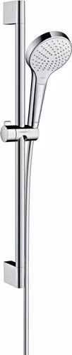 Hansgrohe Brauseset CROMA SELECT S VARIO Brausestange Unica Croma 650 mm weiß/chrom aus der Kategorie Dusch-Set`s/-Systeme/-Zubehör mit der Teilenummer 6000536916