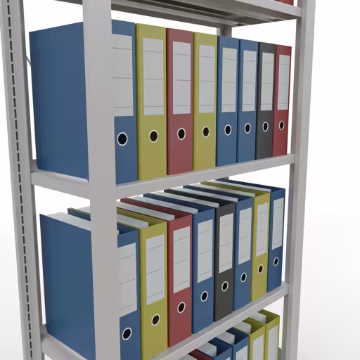 Produktbild Nr 14 des Artikels Grundregal, Büro-Fachbodenregal Stecksystem MULTIplus85, 1800 x 750 x 300 mm (HxBxT), 5 Fachböden, Kreuzstrebe, mit Anschlagleiste, lichtgrau Abbildung Nr 14 des Artikels Grundregal, Büro-Fachbodenregal Stecksystem MULTIplus85, 1800 x 750 x 300 mm (HxBxT), 5 Fachböden, Kreuzstrebe, mit Anschlagleiste, lichtgrau aus der Produktgruppe Büroregale von der Marke Schulte Lagertechnik