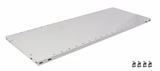 Zusatz-Fachboden MULTIplus150 750 x 400, RAL 7035 lichtgrau, inkl. 4 Fachbodenträgern von der Marke Schulte Lagertechnik Zusatz-Fachboden MULTIplus150 750 x 400, RAL 7035 lichtgrau, inkl. 4 Fachbodenträgern aus der Kategorie Zubehör mit der Artikelnummer 37204-B