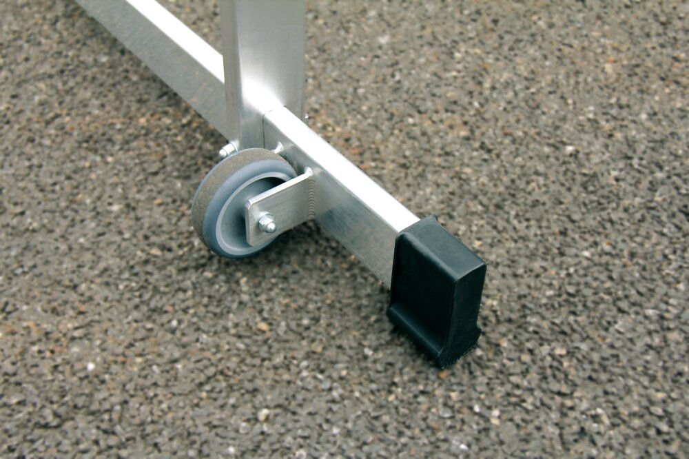 Munk Plattformleiter mit Rollen 4 Stufen