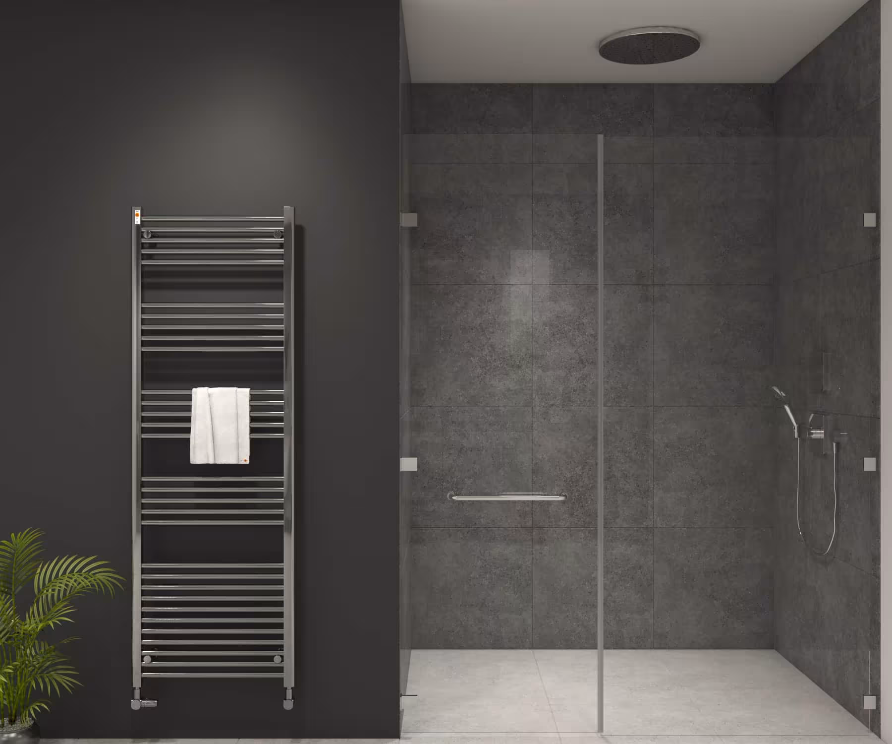 MERT Austausch Badheizkörper Chrom gerade Typ Größe: 600x1750 mm aus der Kategorie Austausch-Heizkörper  mit der Artikelnr. 3-60x175-S