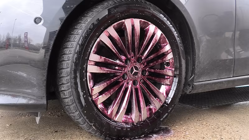 TecLine Ultra-Gel Felgenreiniger Sprühflasche 500 ml Leichtmetallfelge, Autorad, Maschine, Reifen, Rad