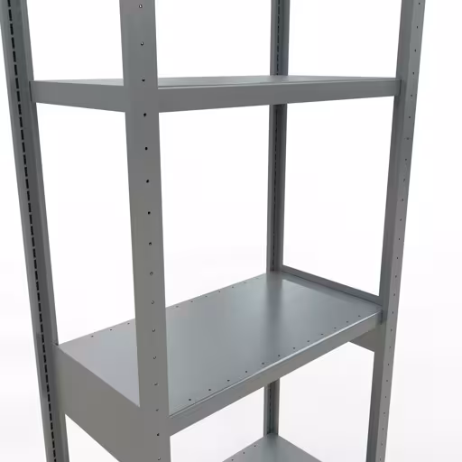 Abbildung Nr 14 des Artikels Grundregal, Fachbodenregal Stecksystem MULTIplus250, 3000 x 750 x 400 mm (HxBxT), 7 Fachböden, Längenriegel, verzinkt aus der Produktgruppe Stecksystem von der Marke Schulte Lagertechnik