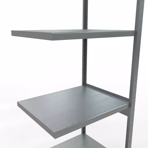 Abbildung Nr 14 des Artikels Anbauregal, Fachbodenregal Stecksystem MULTIplus250, 3000 x 750 x 600 mm (HxBxT), 7 Fachböden, Längenriegel, verzinkt aus der Produktgruppe Stecksystem von der Marke Schulte Lagertechnik
