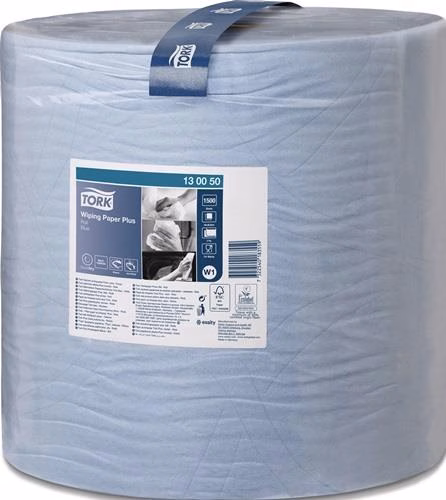 Putztuch TORK 130050 Länge circa 510 mxBreite circa 369mm blau 2-lagig,Hybrid Rollen TORK aus der Kategorie Putz- und Wischtücher Handtücher Handtuchrollen mit der Teilenummer 9000469224