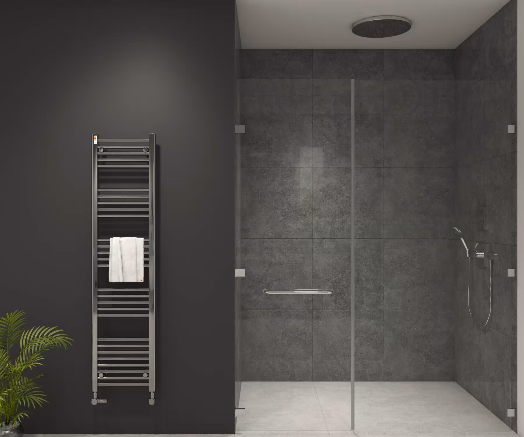 MERT Austausch Badheizkörper Chrom gerade, 400*1600 mm, Standard re/li Anschluss (KEIN Mittelanschluss) von der Marke MERT MERT Austausch Badheizkörper Chrom gerade Typ Größe: 400x1600 mm aus der Kategorie Austausch-Heizkörper mit der Artikelnr. 3-40x160-S