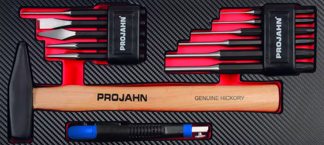 Schlagwerkzeug Einlage 13tlg aus der Kategorie Ordnungssysteme & Werkstattwagen mit der GTIN 4000146019665 Einlage Schlagwerkzeuge 13 teilig von der Marke PROJAHN aus der Kategorie Ordnungssysteme & Werkstattwagen