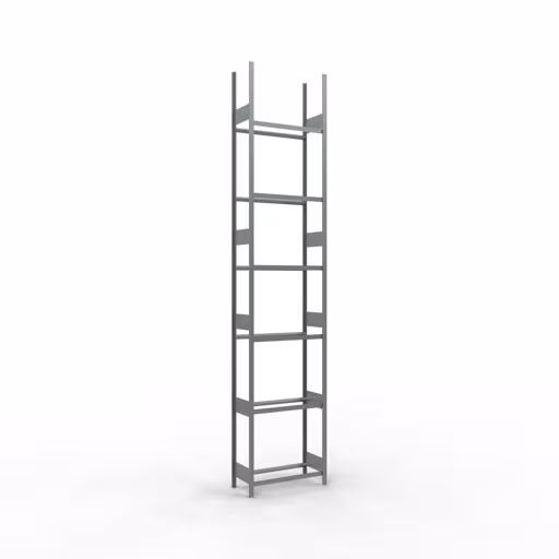 Grundregal, Räder-/Reifenregal, 4500 x 900 x 400 mm, verzinkt, 6 Lagerebenen á 150 kg Fachlast pro Ebene aus der Kategorie Autoteilelagerung mit der Artikelnummer 20790