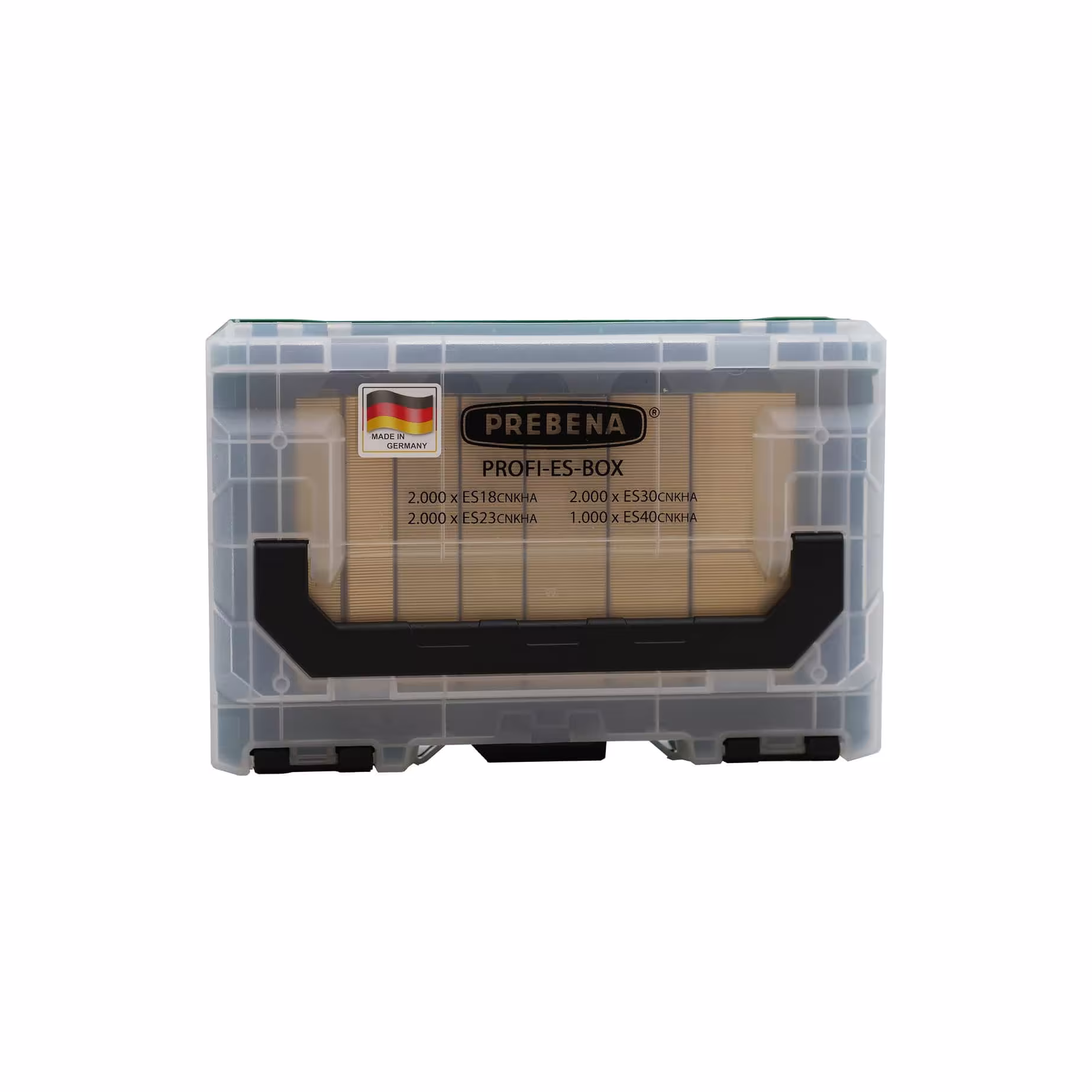 PROFI-ES-BOX - Heftklammern in der Baustellengerechten metaBOX aus der Kategorie Tackerklammern & Nägel mit der Artikelnummer PROFI-ES-BOX
