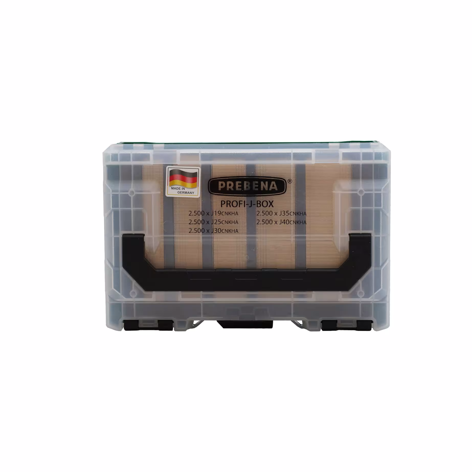 PROFI-J-BOX - Stauchkopfnägel (Brads) Type J in der Baustellengerechten metaBOX von der Marke Prebena PROFI-J-BOX - Stauchkopfnägel (Brads) Type J in der Baustellengerechten metaBOX aus der Kategorie Tackerklammern & Nägel mit der Artikelnummer PROFI-J-BOX