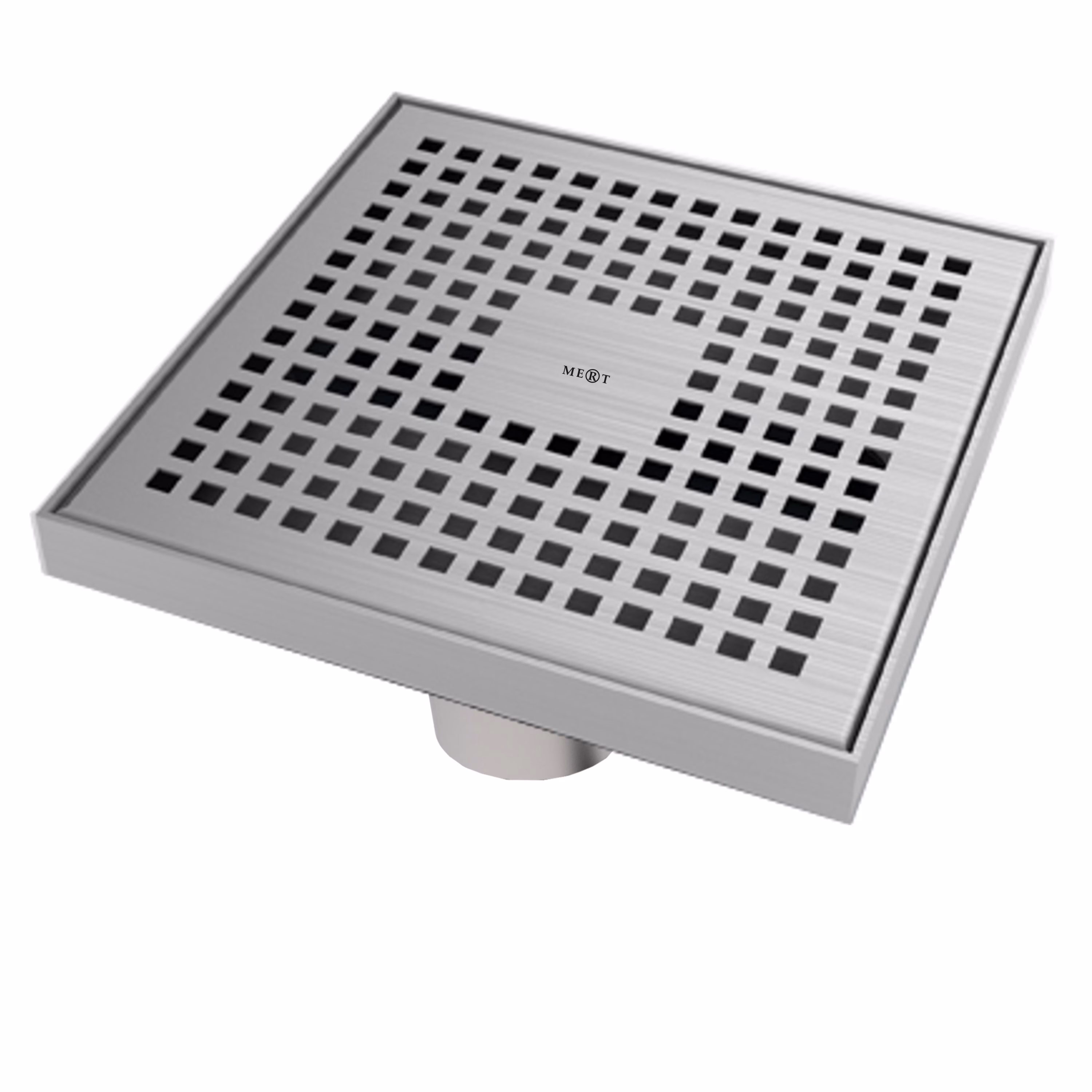 MERT ULTRA FLACH 30x30cm Bodenablauf Design "KARE" komplett aus Edelstahl, Ablauf DIN 50von der Marke Mert MERT Bodenablauf Design "KARE" 20x20cm oder 30x30cm, aus hochwertigem Edelstahl aus der Kategorie Bodenabläufe mit der Teilenummer DU-30-KARE