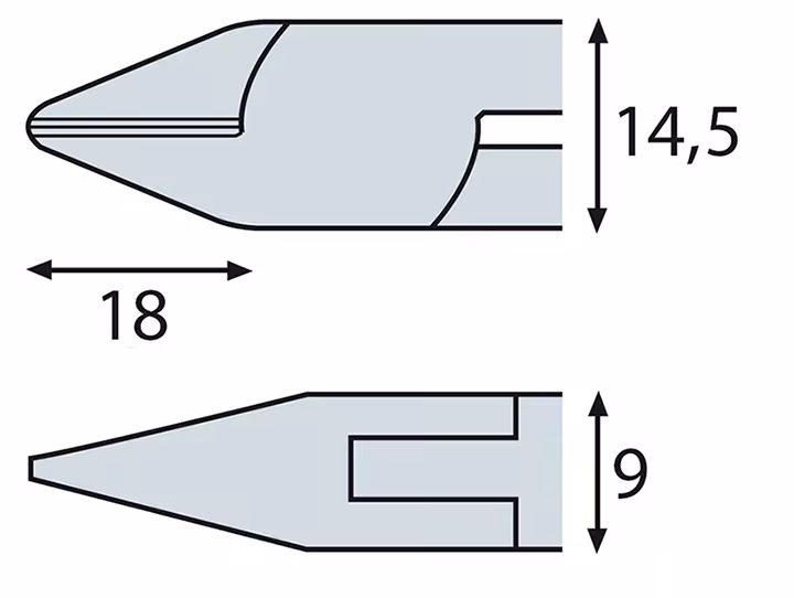 Elektronik Seitenschneider ESD mit feiner Wate, ELORA-4760-F E 2K aus der Kategorie Seitenschneider mit der GTIN 4022989128724 Elektronik Seitenschneider ESD mit feiner Wate, ELORA-4760-F E 2K von der Marke ELORA aus der Produktreihe Zangen