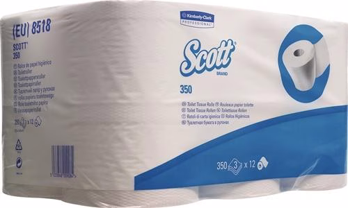 Toilettenpapier Scott 8518 3-lagig,Kleinrollen 36 Rollen à 350 Blatt SCOTT aus der Kategorie Toilettenpapier mit der Teilenummer 9000469366