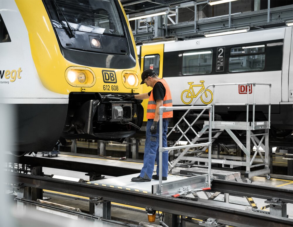 Munk Handlauf für Gleispodest