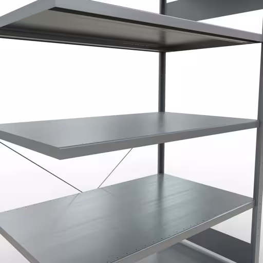 Abbildung Nr 7 des Artikels Stecksystem Anbauregal 2000x1300x800 mm, Typ 250 kg, verzinkt aus der Produktgruppe Stecksystem von der Marke Schulte Lagertechnik