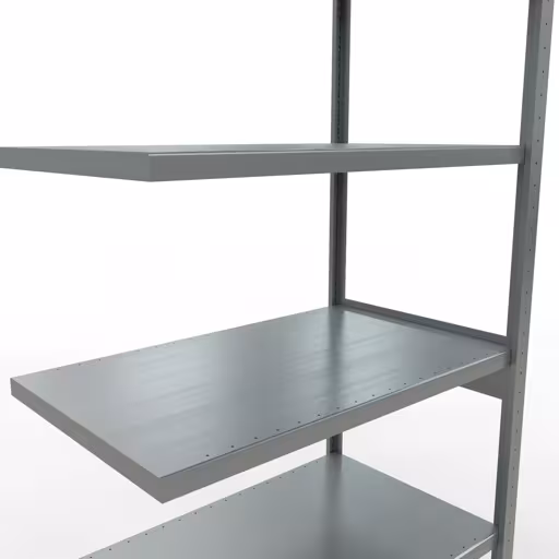 Abbildung Nr 13 des Artikels Anbauregal, Fachbodenregal Stecksystem MULTIplus250, 2500 x 1000 x 600 mm (HxBxT), 6 Fachböden, Längenriegel, verzinkt aus der Produktgruppe Stecksystem von der Marke Schulte Lagertechnik