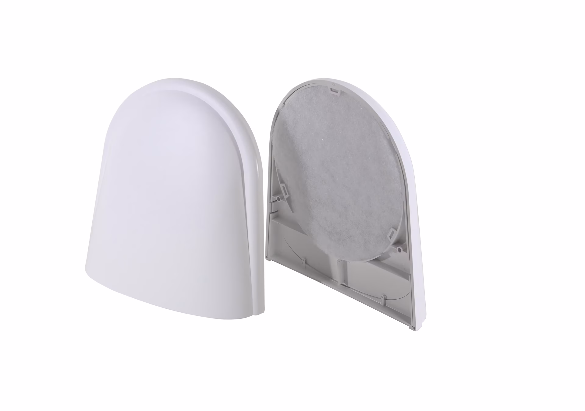 SmartFan Slim Innenblende weiß mit der GTIN 4251346880689 SmartFan Slim Innenblende weiß von Zewotherm mit der Artikelnr. 14010206