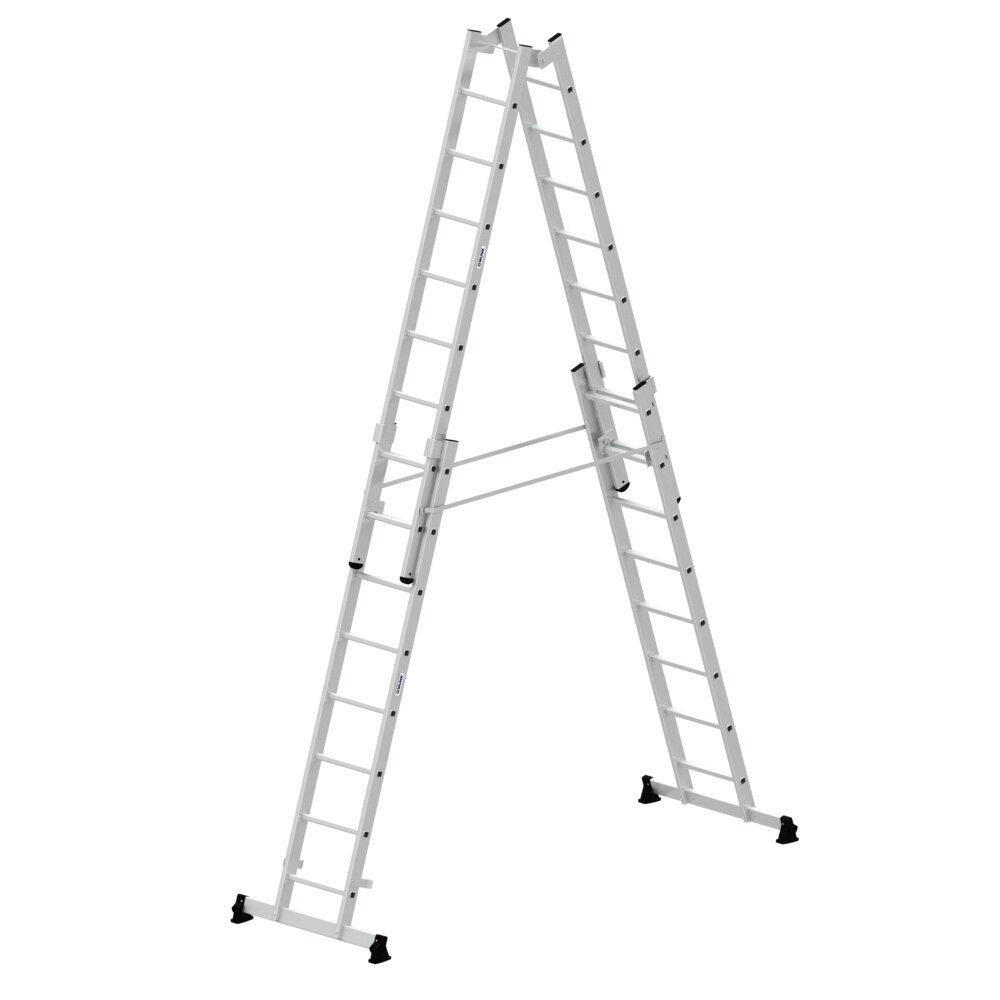 Munk Sprossen-Stehleiter 4-teilig mit nivello®-Traverse aus der Kategorie Stehleitern mit der Artikelnr. 033032