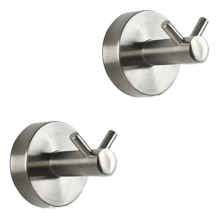 AXIAL Handtuchhaken 2-fach Edelstahl - zum KLEBEN oder BOHREN von der Marke Ortwein AXIAL Handtuchhaken 2-fach Edelstahl - zum KLEBEN oder BOHREN aus der Kategorie Handtuchringe & Haken mit der Teilenummer IP2060