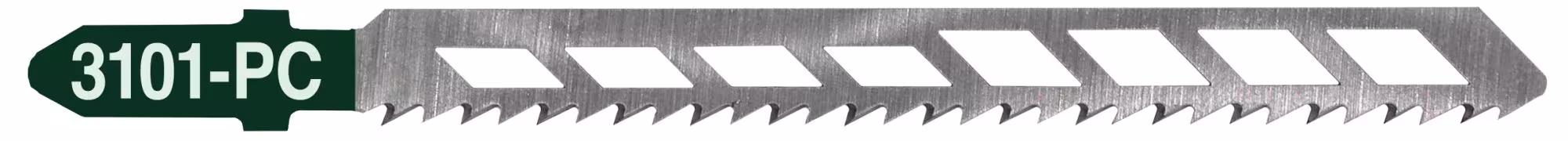 CV-Stichsägeblatt geschliffen, konisch, Skeleton Gesamtlänge 100/verzahnte Länge 75mm, Zahnteilung 2,5mm aus der Kategorie Sägeblätter mit der Artikelnummer 3101-PC-5