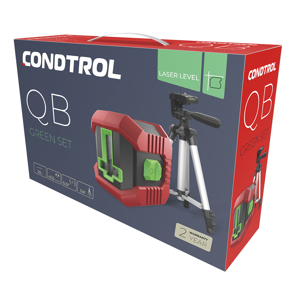 Kreuzlinienlaser QB Green Set