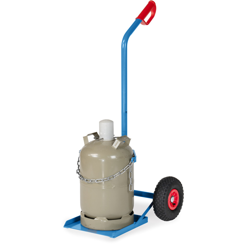 Stahlflaschenkarre 51318L Luftibereifung