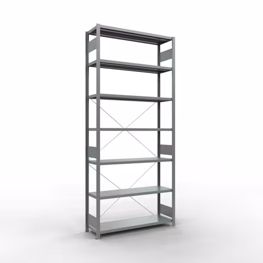 Abbildung Nr 9 des Artikels Stecksystem Grundregal 3000x1300x400 mm, Typ 250 kg, verzinkt aus der Produktgruppe Stecksystem von der Marke Schulte Lagertechnik
