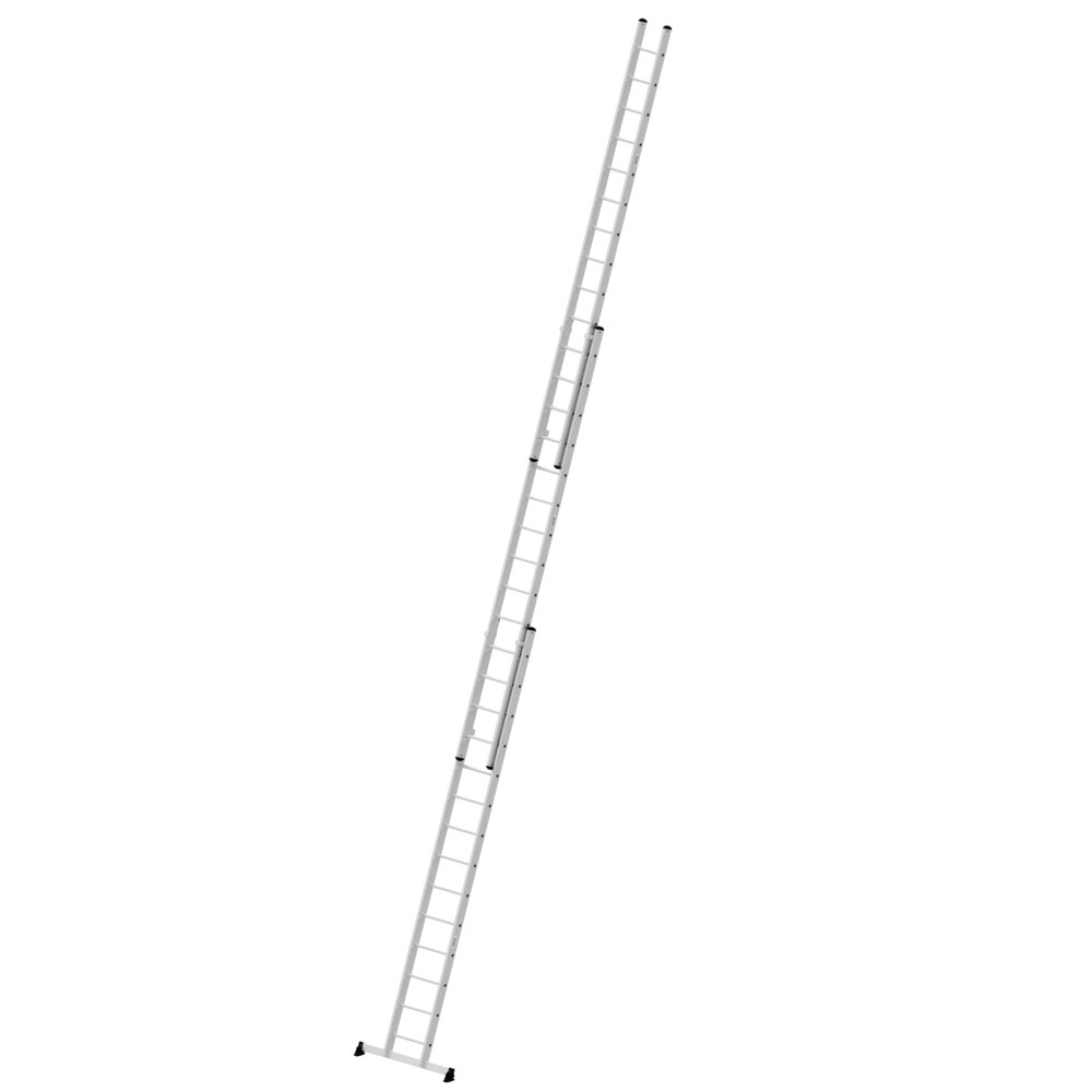 Munk Sprossen-Schiebeleiter 3-teilig mit nivello®-Traverse 3x14 Sprossen von Günzburger Steigtechnik Munk Sprossen-Schiebeleiter 3-teilig mit nivello®-Traverse aus der Kategorie Schiebeleitern, Seilzugleitern mit der Artikelnr. 020614