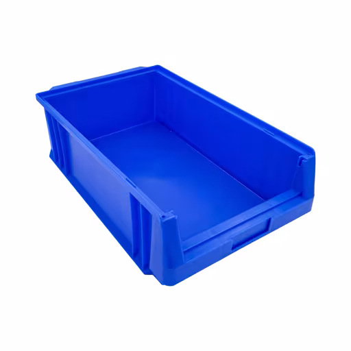 Sichtlagerkasten, TxBxH 150x315x50 mm, blau, Polypropylen aus der Kategorie Kleinteilelagerung mit der Artikelnummer 20205