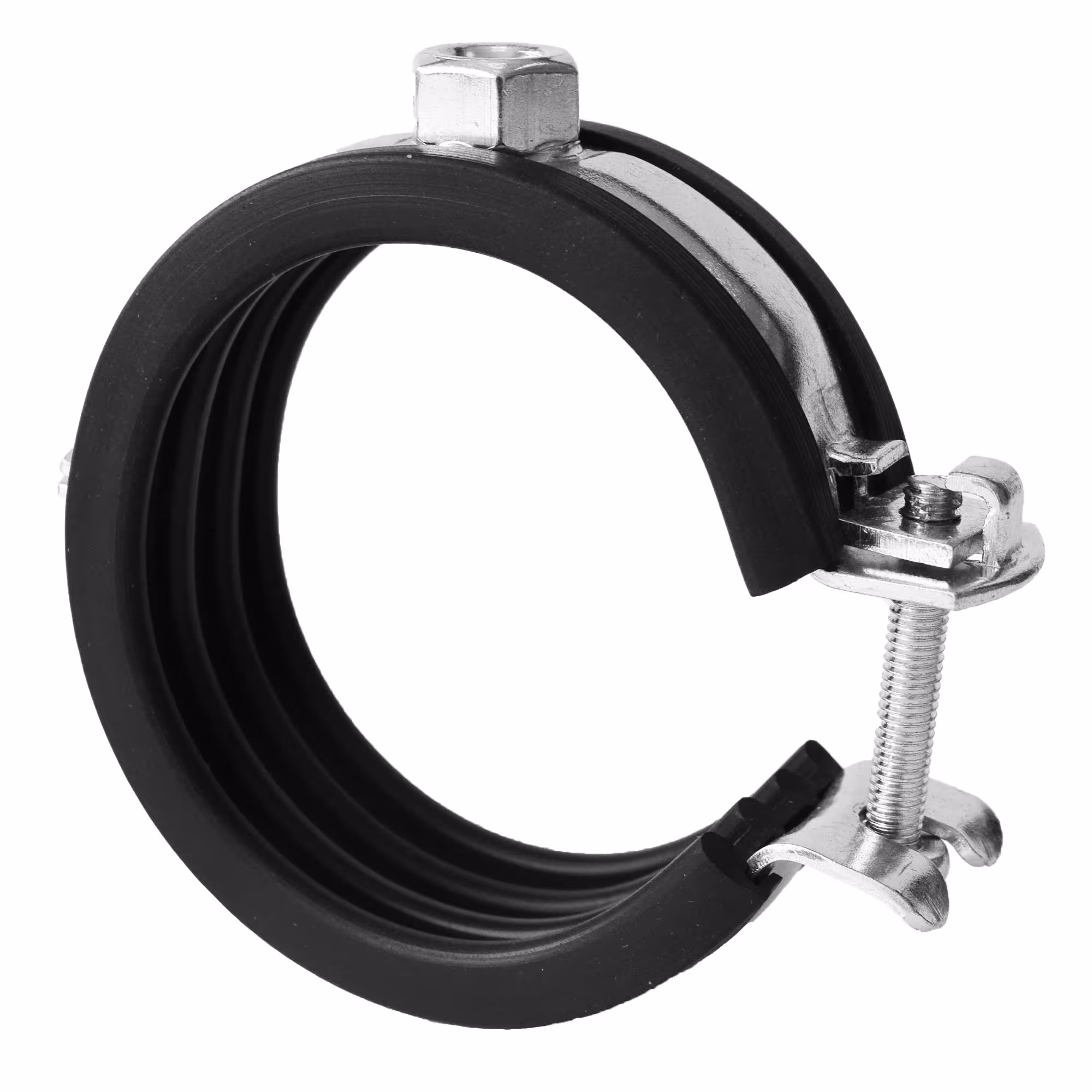 Gelenkrohrschelle M8/M10 63-67mm verzinkt mit Einlage aus der Kategorie Gelenkrohrschellen mit der GTIN 4029933000327 Leichte Gelenkrohrschelle M8 und M8/M10 von der Marke Fixotec aus der Kategorie Gelenkrohrschellen