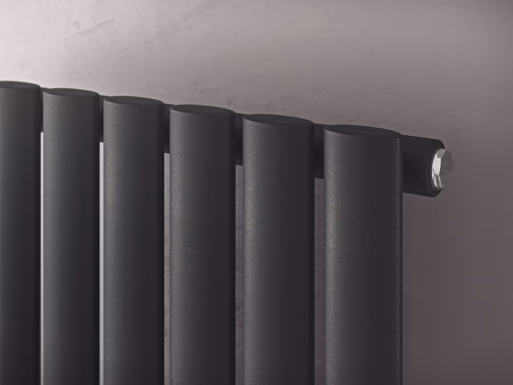 Raumheizkörper Fortuna 1800 mm x 468 mm 989 Watt Mittenanschluss Anthrazit RAL 7016 von der Marke Ximax aus der Kategorie Heizkörper