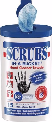 Handreinigungstuch Scrubs hohe Reinigungskraft 15 Stück Dose SCRUBS von der Marke Scrubs Handreinigungstuch Scrubs hohe Reinigungskraft SCRUBS aus der Kategorie Hand und Haut, Reinigung und Schutz mit der Teilenummer 9000474003