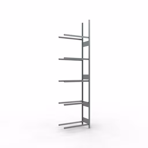 Anbauregal, Räder-/Reifenregal, 3500 x 900 x 400 mm, verzinkt, 5 Lagerebenen á 150 kg Fachlast pro Ebene aus der Kategorie Autoteilelagerung mit der Artikelnummer 20761