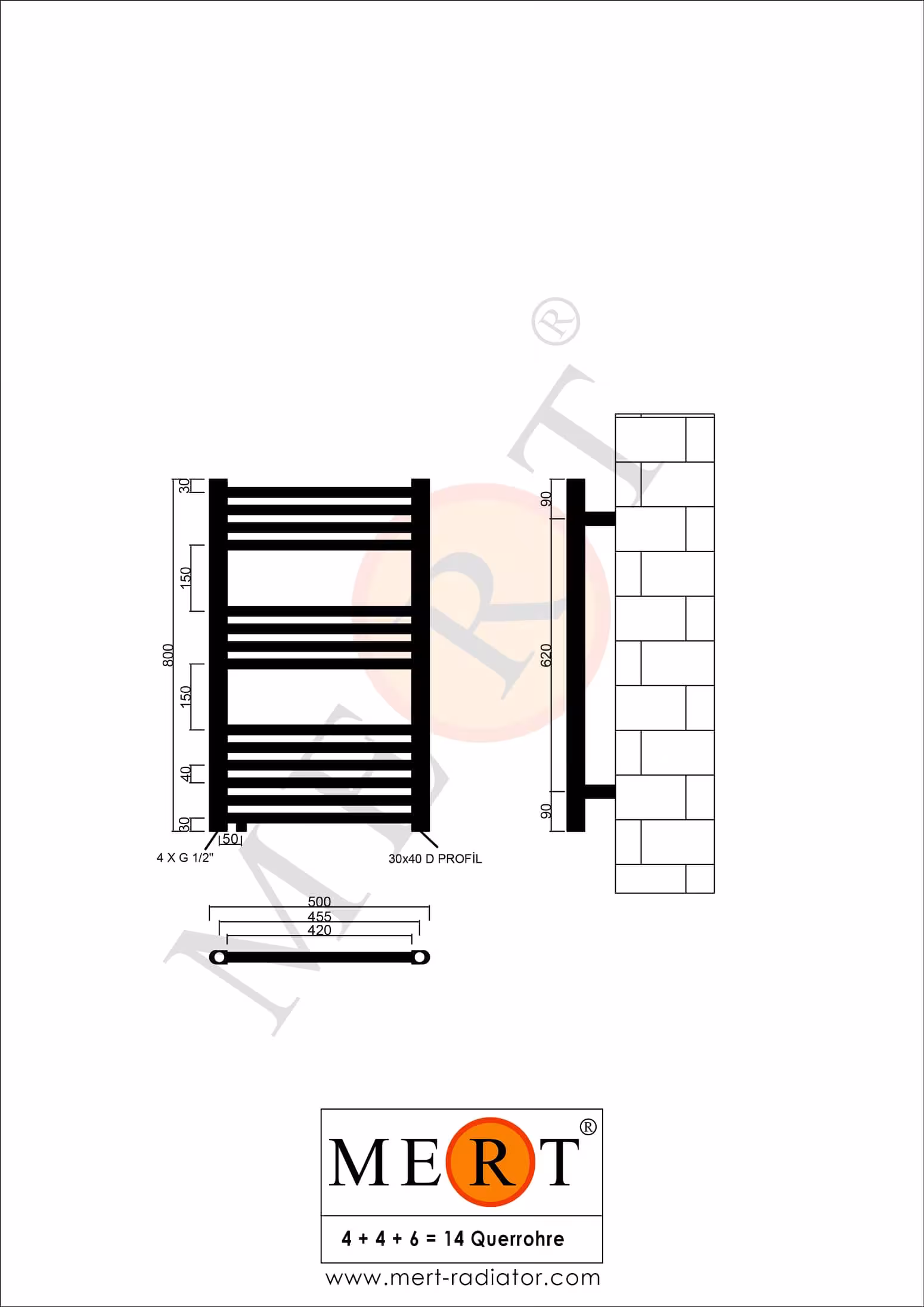 MERT Austausch Badheizkörper weiß gerade, versetzer Mittelanschluss links oder rechts unten Ausführung Größe: 500x800 mm mit der GTIN 4260289856156 MERT Austausch Badheizkörper weiß gerade, 500*800 mm, versetzer Mittelanschluss links oder rechts unten von MERT mit der Artikelnr. 1-50x080-AU-50