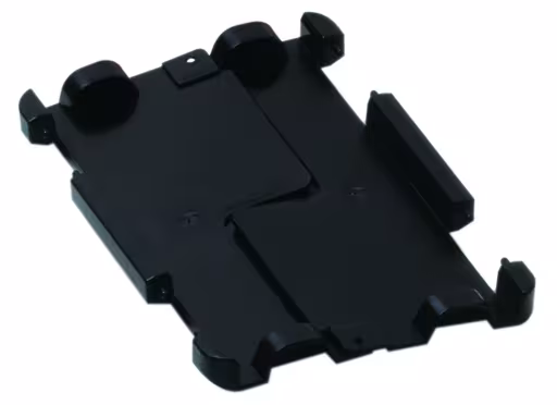 Klappdeckel mit Scharnieren 300 x 400 mm, schwarz, PP aus der Kategorie Zubehör mit der Artikelnummer 20440