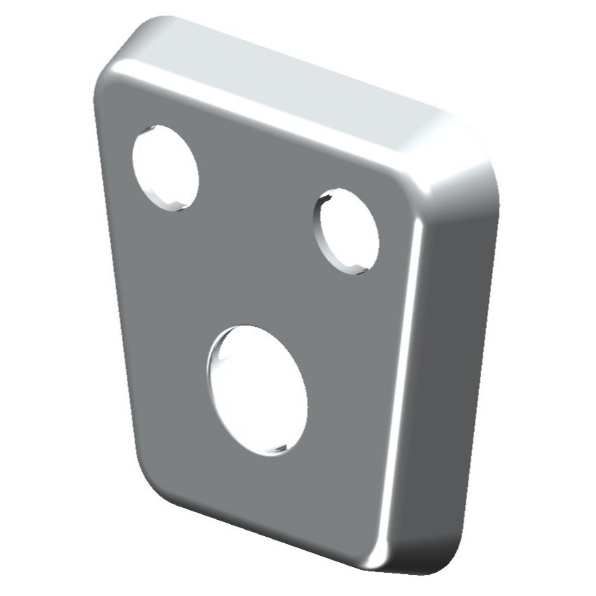 Ortwein Original Dreilochrosette für Sanibox 3 aus der Kategorie Anschlussmodule mit der Teilenummer IP065