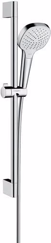Hansgrohe Brauseset CROMA SELECT E VARIO Brausestange Unica Croma 650 mm weiß/chrom aus der Kategorie Dusch-Set`s/-Systeme/-Zubehör mit der Teilenummer 6000536932